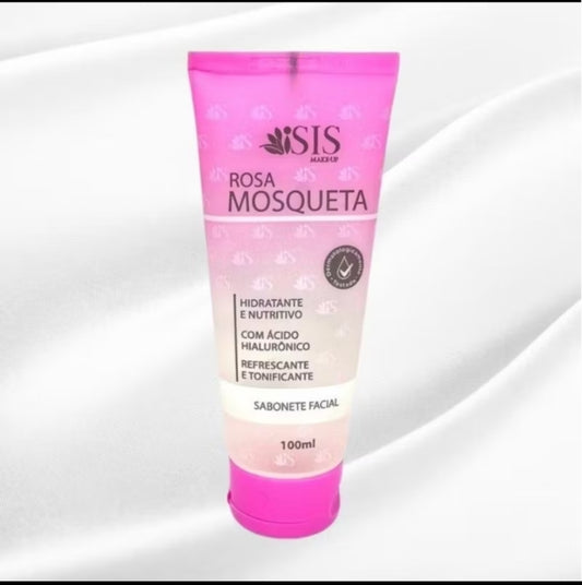 Sabonete facial rosa mosqueta